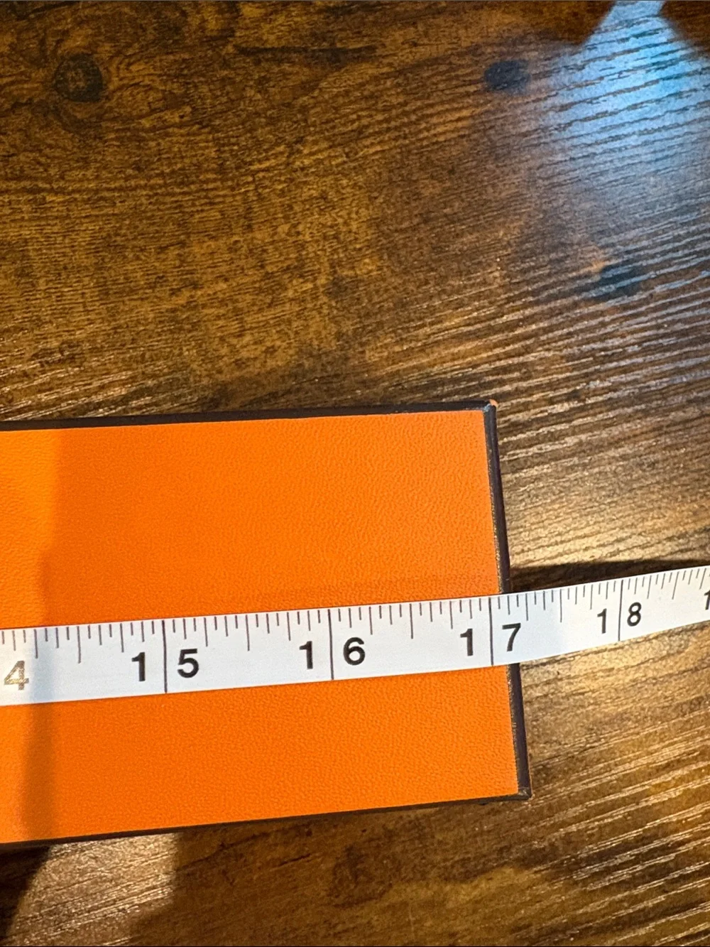 Hermès Orange Signature Box Long Slim Gift Box